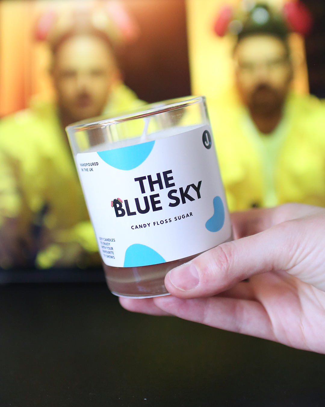 Breaking Bad Candle - The Blue Sky Candle (Blue Candy Floss) Inspired By Breaking Bad's Blue Sky Meth