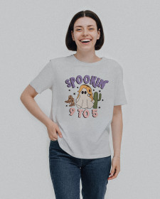 Spookin' 9 to 5 T-Shirt - Spooky Season Halloween T-Shirt - Halloween Country Dolly Parton Inspired T-Shirt - Spookin' 9 to 5 Halloween T-Shirt