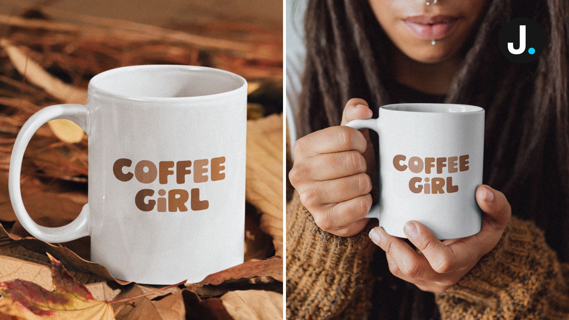 Aesthetic Cute Girl Studying Coffee Mug by aesthetic